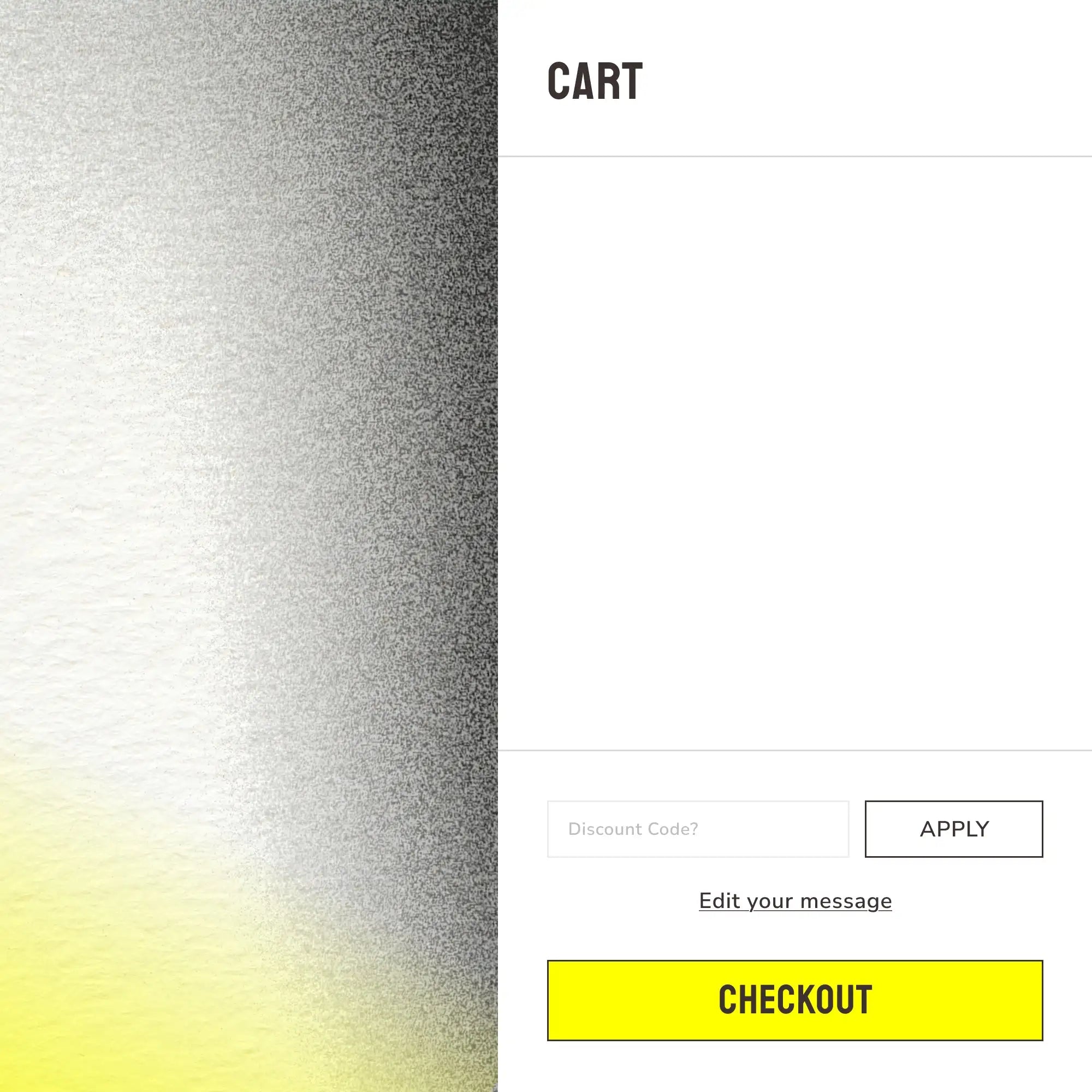 A digital shopping cart interface.