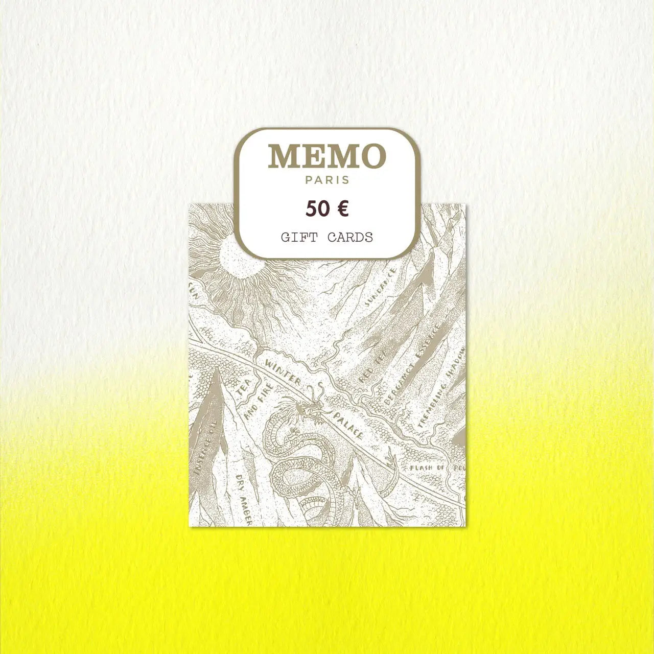 Gift card - Memo Paris