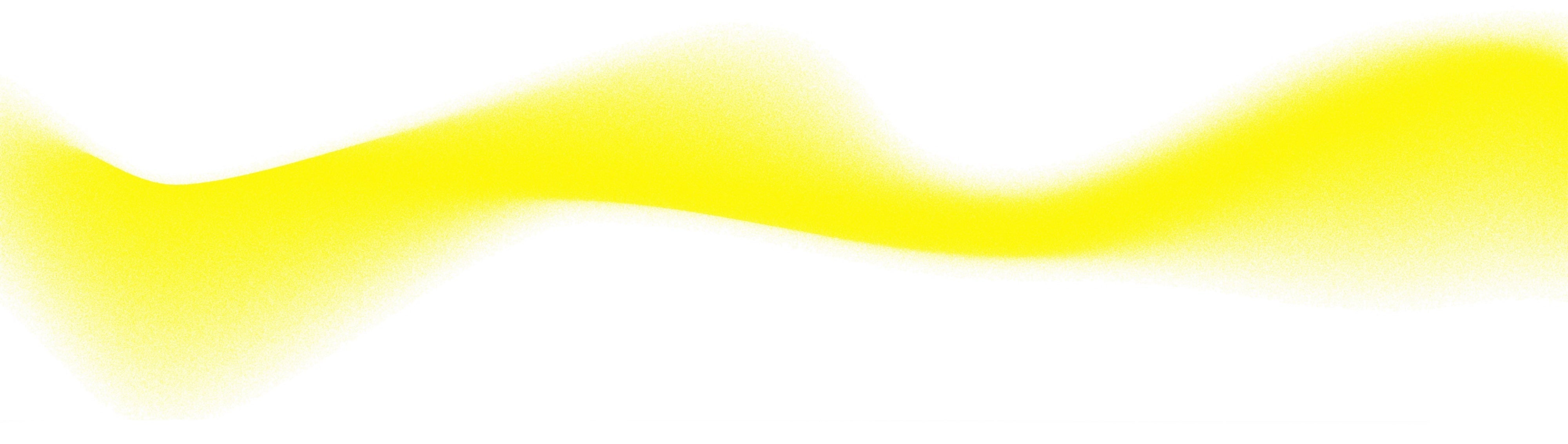 A soft yellow gradient wave design from the bathline collection on a white background for bathroom decor