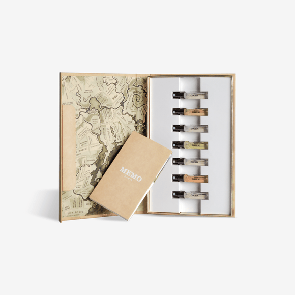 Carnet de voyage avec 7 échantillons - Set de découverte | Memo Paris